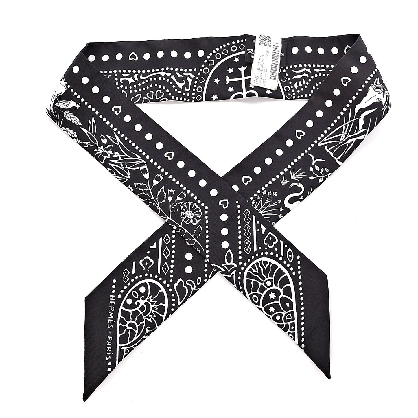 Silk Entre Ciel Et Mer Twilly Black White