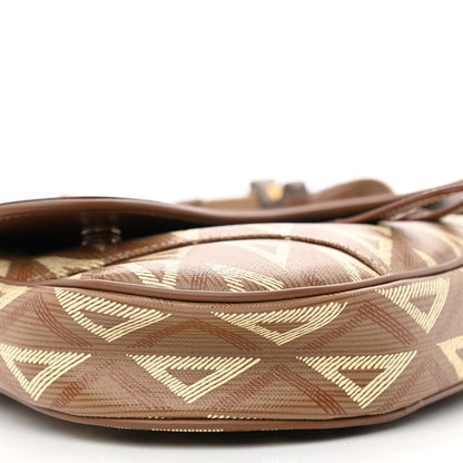Christian Dior Coated Canvas CD Diamond Printed Mens Saddle Bag Coffee 9 of 10