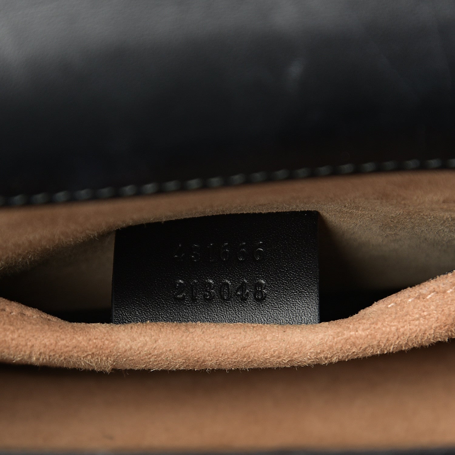 Gucci Calfskin Mini Sylvie Chain Shoulder Bag Black 6 of 17