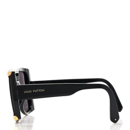 Louis Vuitton Acetate Nylon In The Mood For Love Sunglasses Z1294E Black 3 of 10