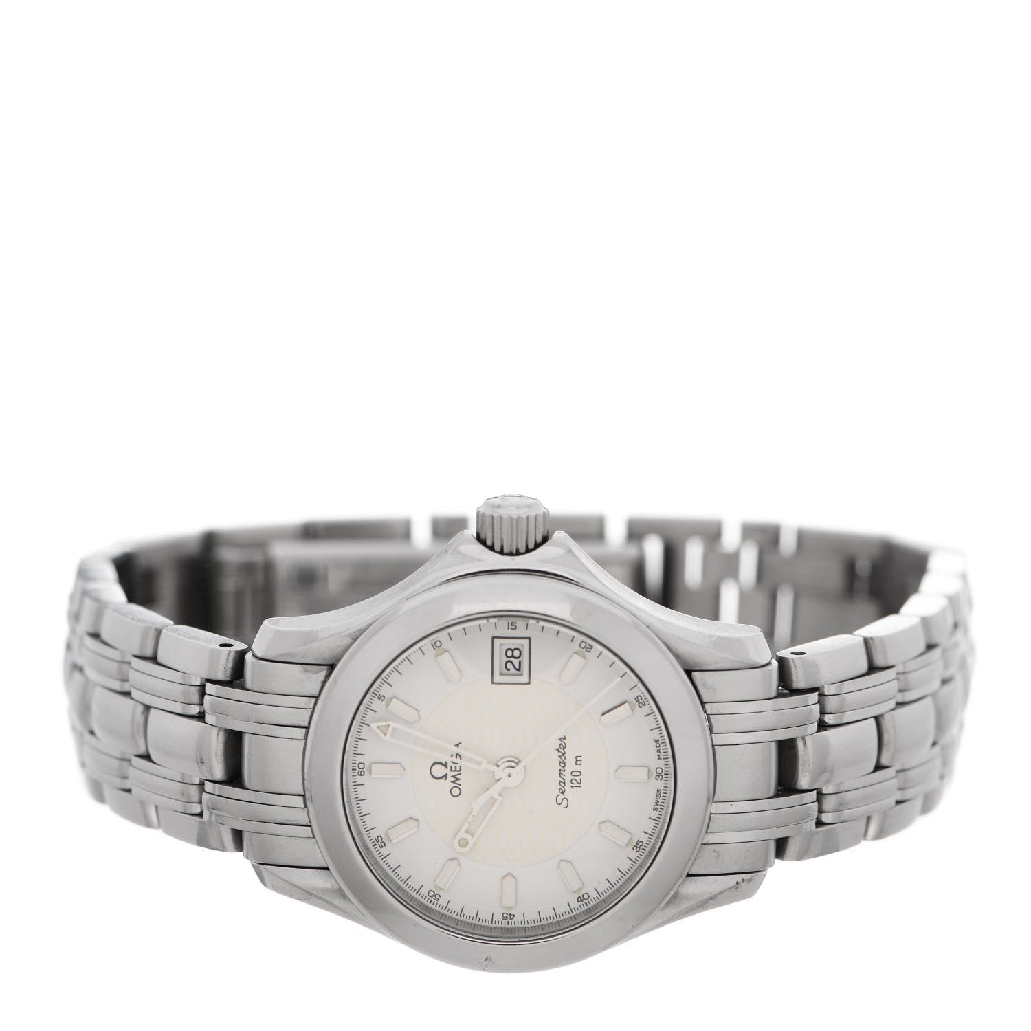 Omega Stainless Steel 26mm Seamaster Quartz Watch White 2581.21 2 of 6