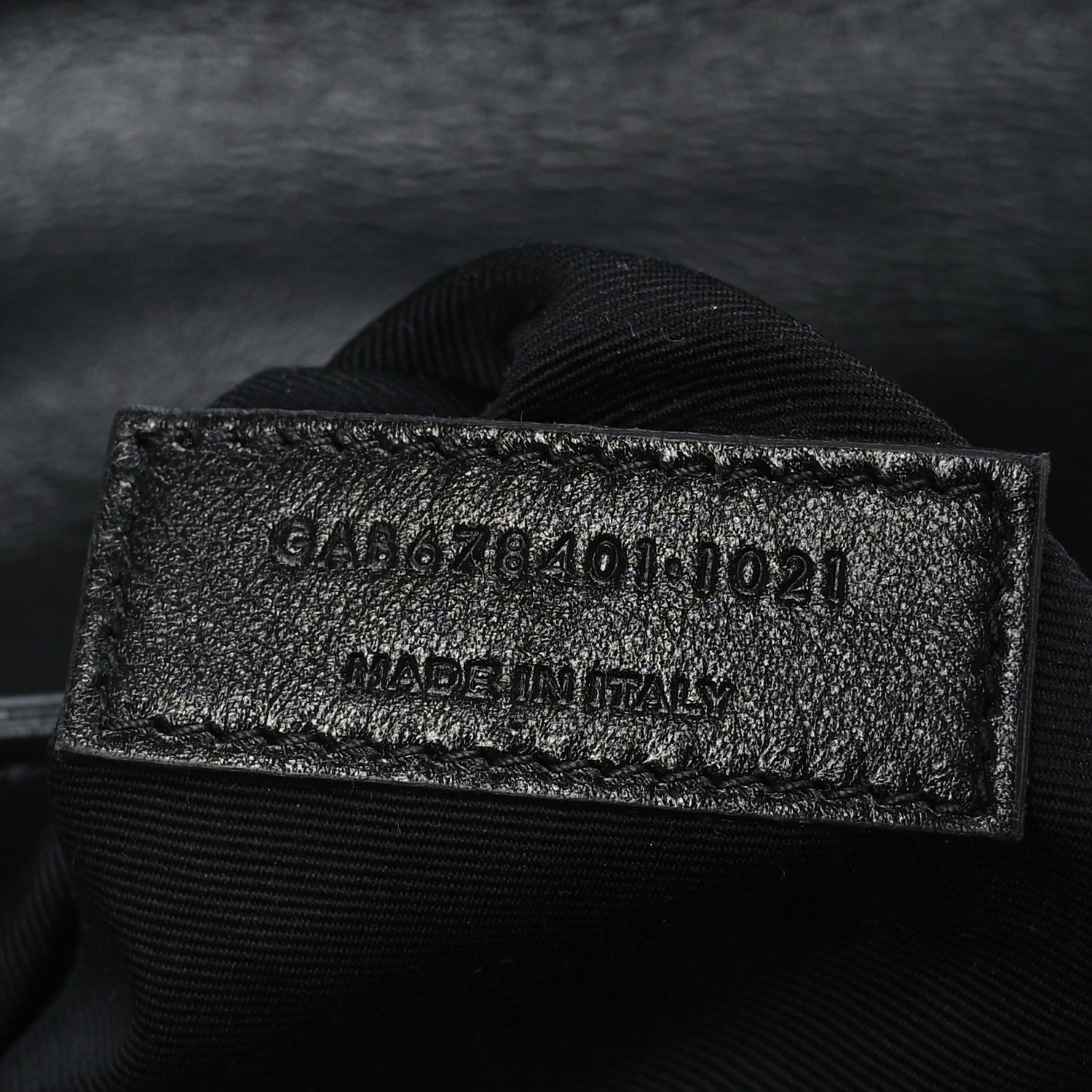 Saint Laurent Calfskin Y Quilted Monogram Monochrome Toy Loulou Crossbody Bag Black 7 of 9