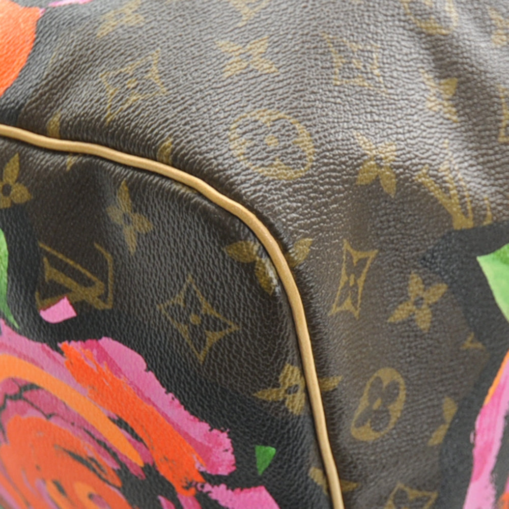 Louis Vuitton Monogram Roses Keepall 50 4 of 9