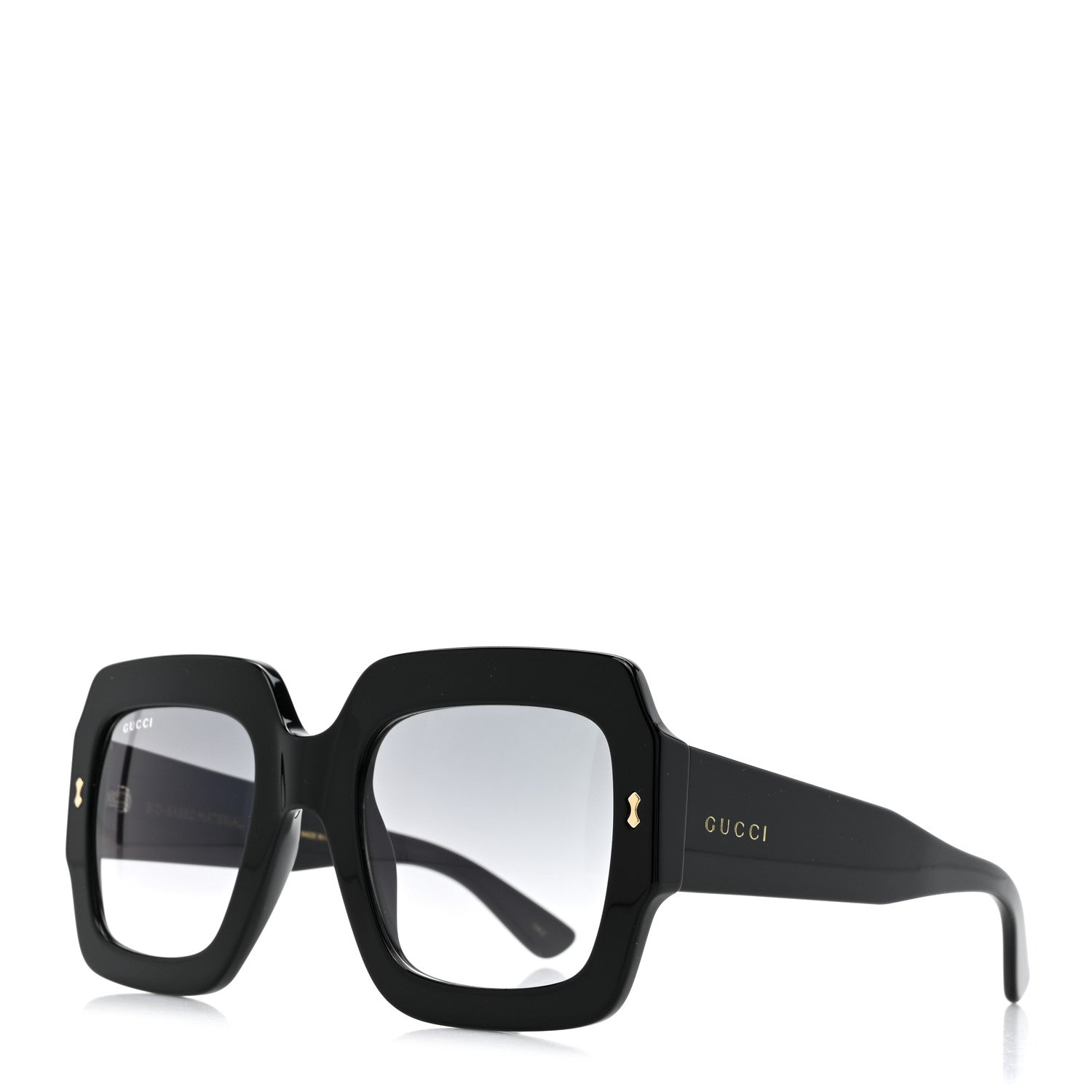 Gucci Acetate Square Sunglasses GG1111S Black 1 of 8