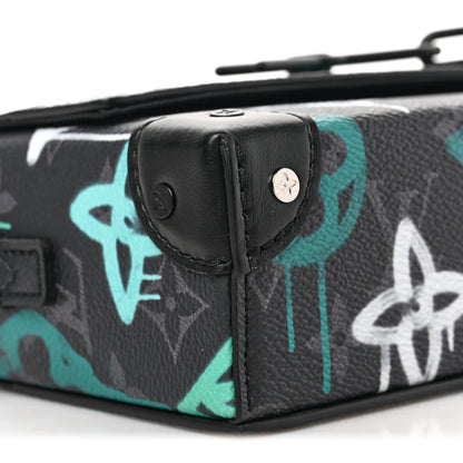 Louis Vuitton Monogram Eclipse Steamer Wearable Wallet Graffiti Multicolor 7 of 8