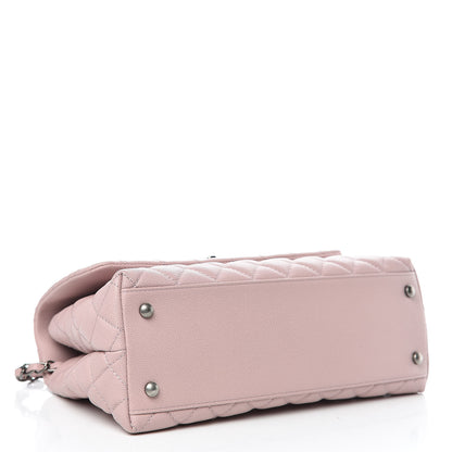 Chanel Caviar Quilted Small Coco Handle Flap Pink 4 of 11