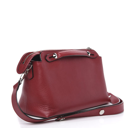 Fendi Vitello Dolce Marmol Medium By The Way Boston Bag Ciliegia 3 of 13