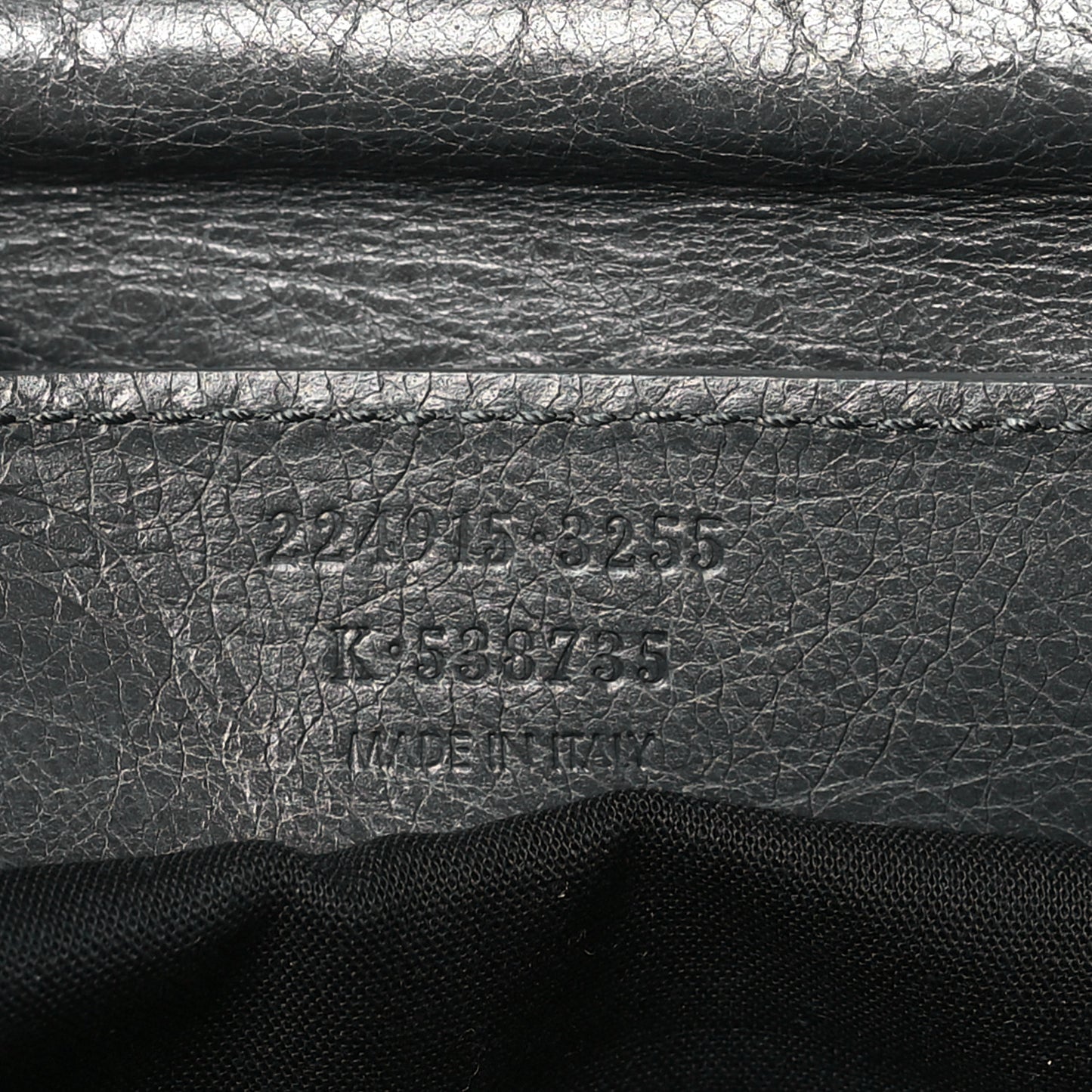 Agneau Classic Hardware Envelope Clutch Gris Tarmac