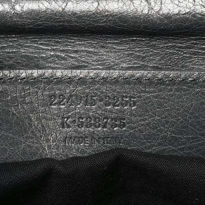 Balenciaga Agneau Classic Hardware Envelope Clutch Gris Tarmac 8 of 12