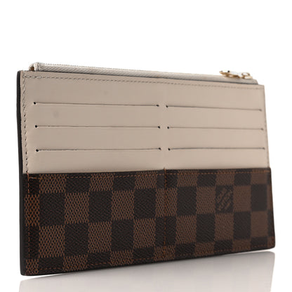 Louis Vuitton Damier Ebene Slim Purse Cream 3 of 8