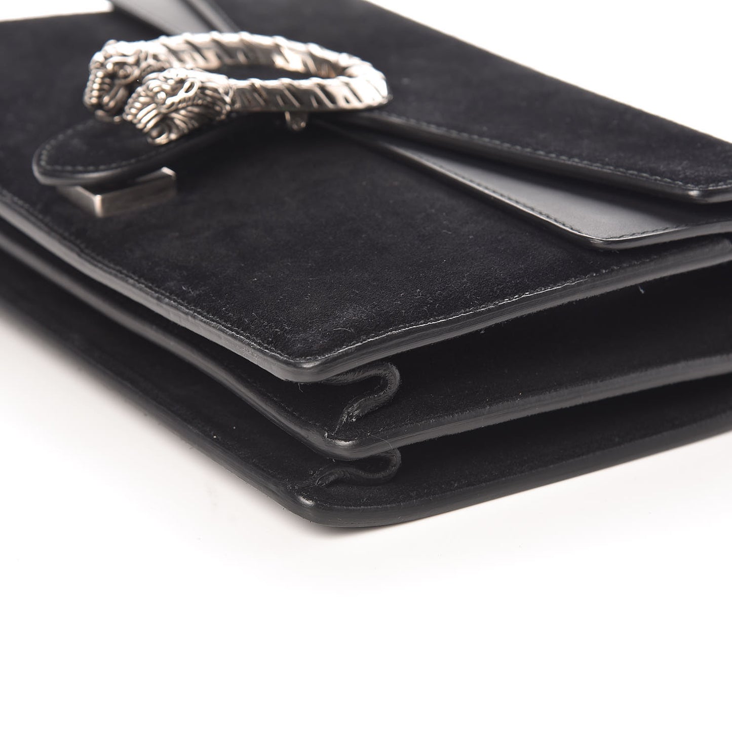 Suede Small Dionysus Shoulder Bag Black