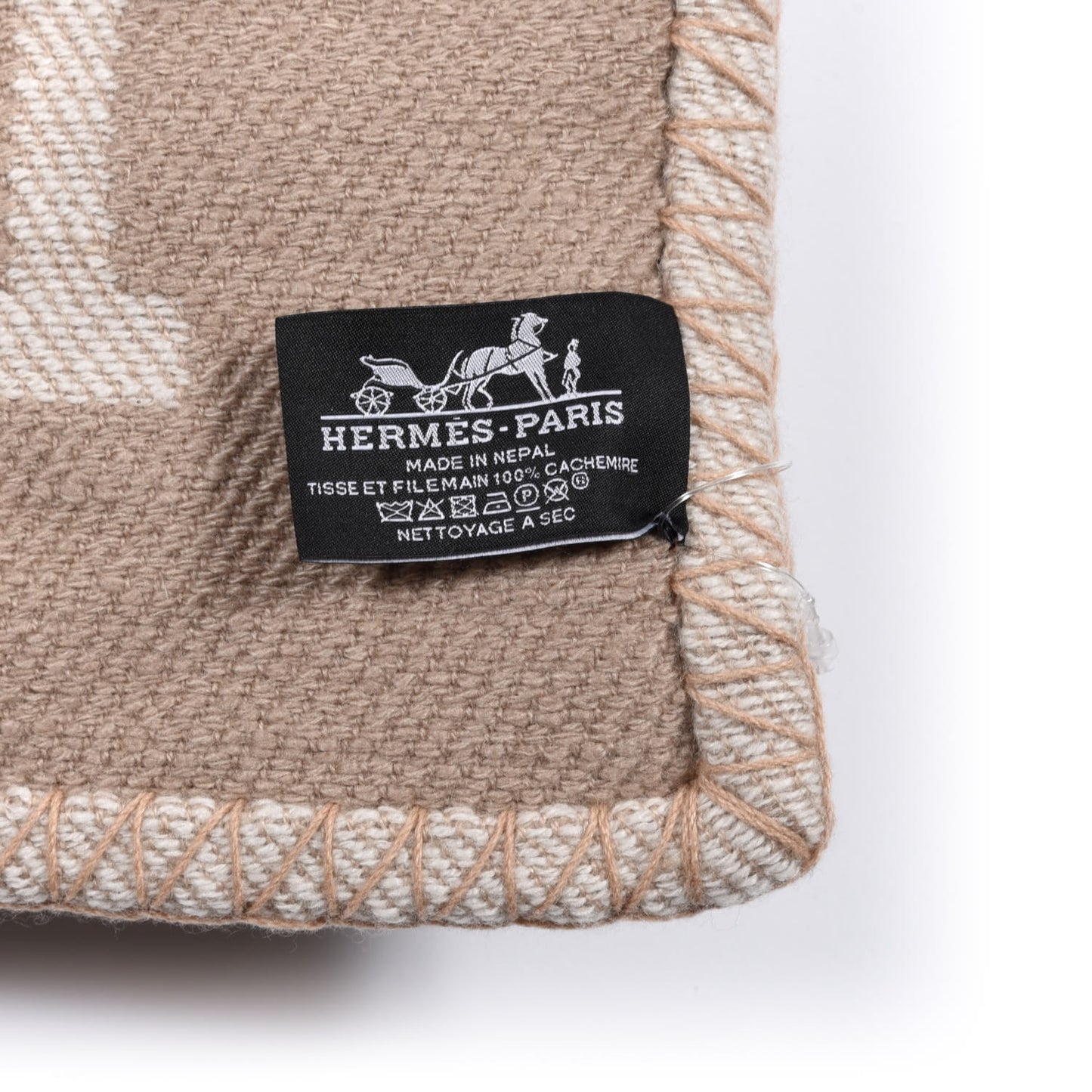 Cashmere Avalon Rocabar Blanket Naturel