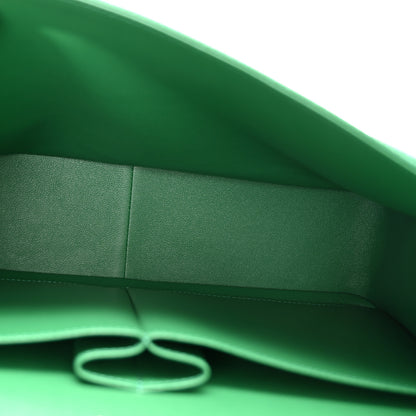 Chanel Metallic Caviar Quilted Jumbo Double Flap Green 5 of 11