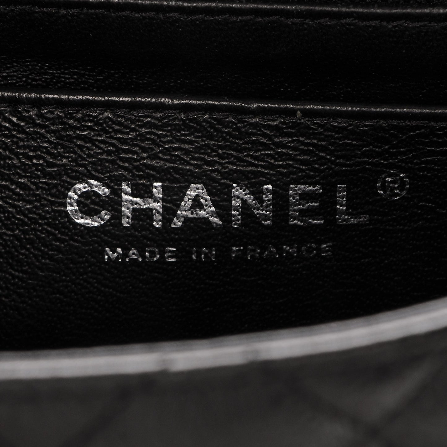 Caviar Quilted Mini Square Flap Black