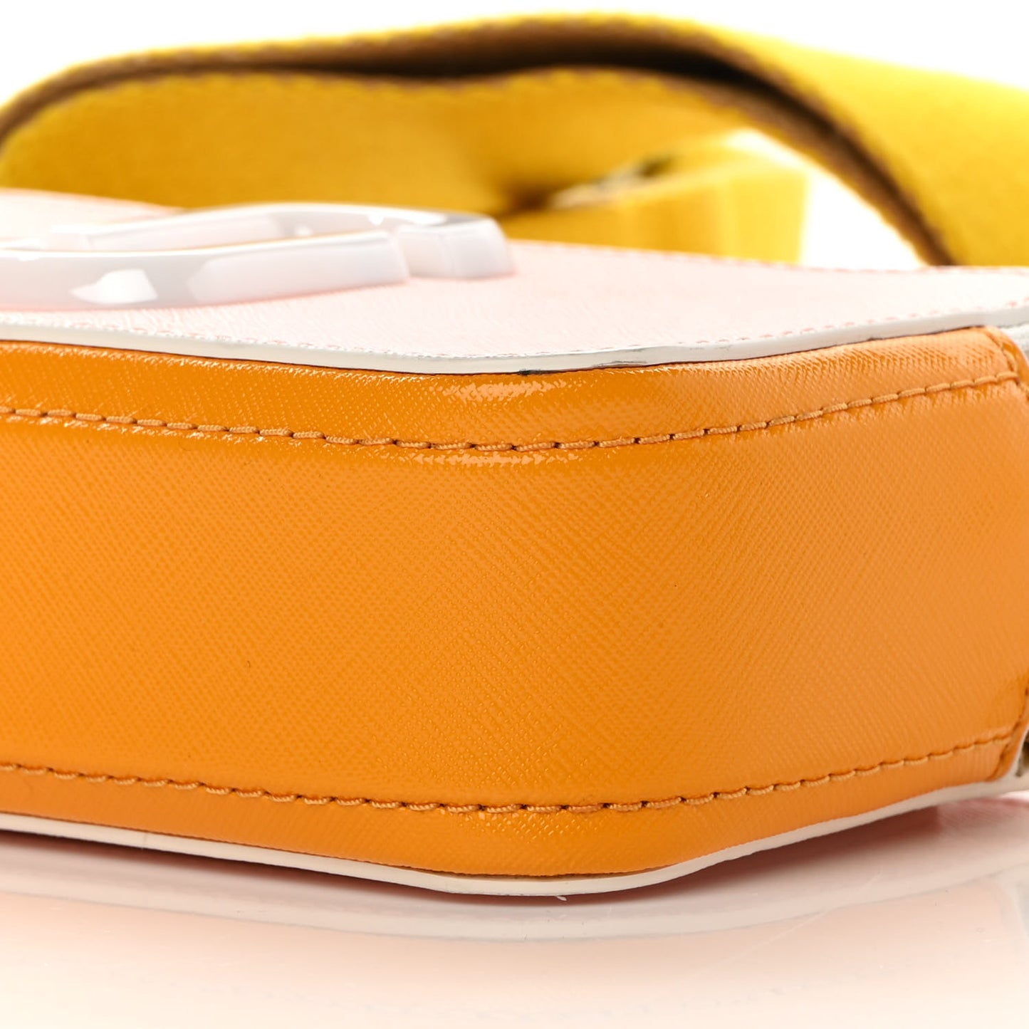 Saffiano Ceramic Snapshot Camera Bag Pink Multi