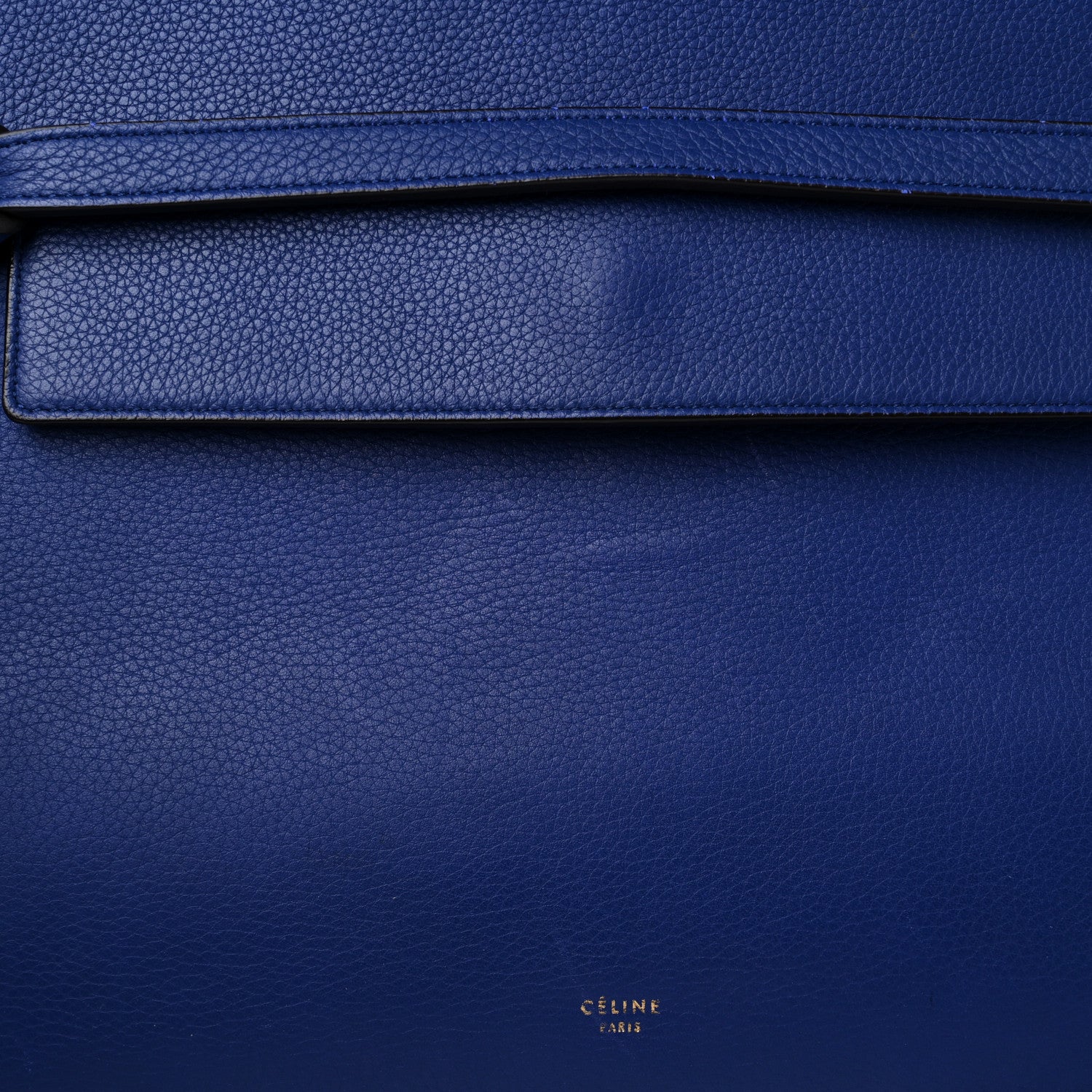 Celine Grained Calfskin Small Belt Bag Indigo 15 of 17