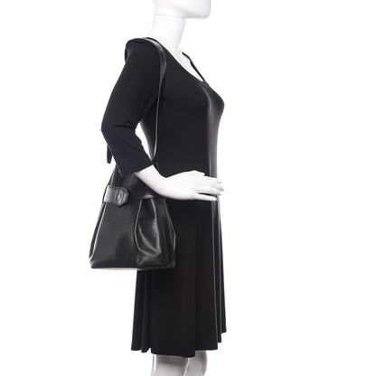 Louis Vuitton Epi Sac D'Epaule Black 2 of 10