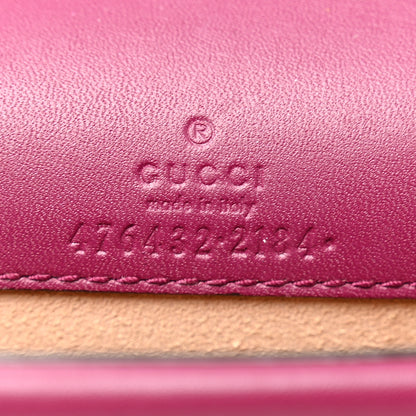 Gucci Velvet Super Mini Dionysus Shoulder Bag Fuchsia Violet Cyclamen 6 of 10