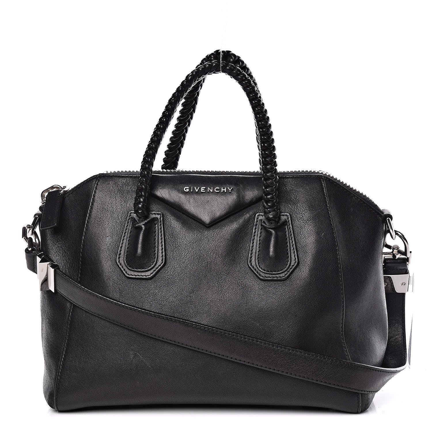 Givenchy Calfskin Braid Small Antigona Black 1 of 22