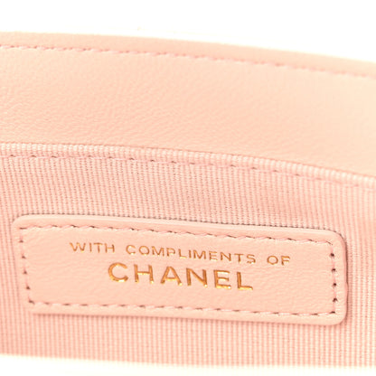 Chanel Lambskin Quilted Mini CC Chain Bag Light Pink 6 of 10