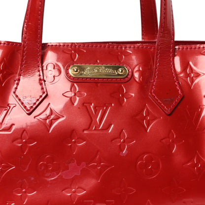 Louis Vuitton Vernis Wilshire PM Pomme D'Amour 7 of 9