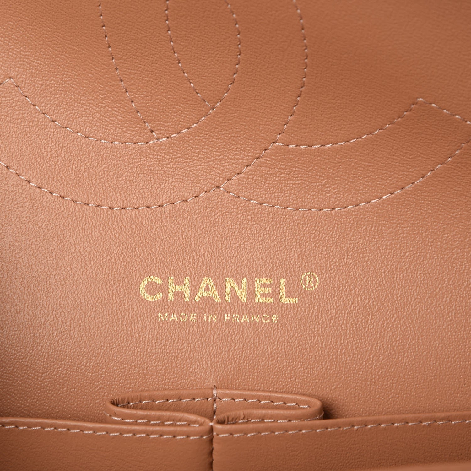 Chanel Caviar Quilted Jumbo Double Flap Beige 5 of 8