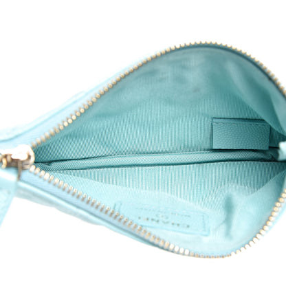 Chanel Caviar Quilted Small Cosmetic Case Light Blue 4 of 8