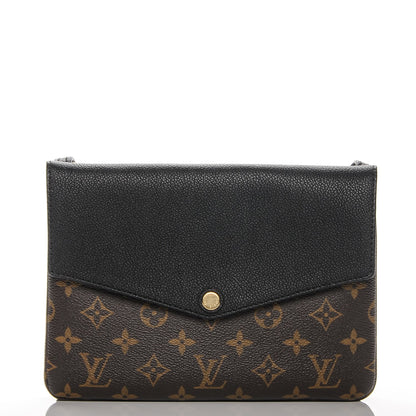 Louis Vuitton Monogram Twice Pochette Black 3 of 9