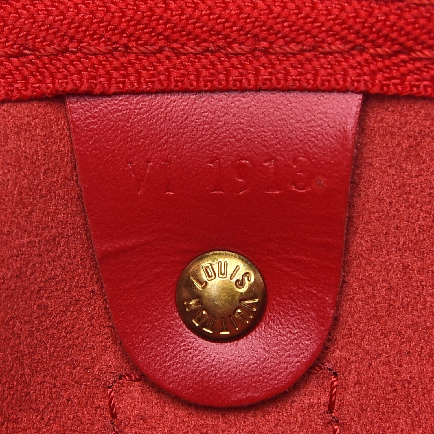 Louis Vuitton Epi Keepall 50 Castillan Red 7 of 14