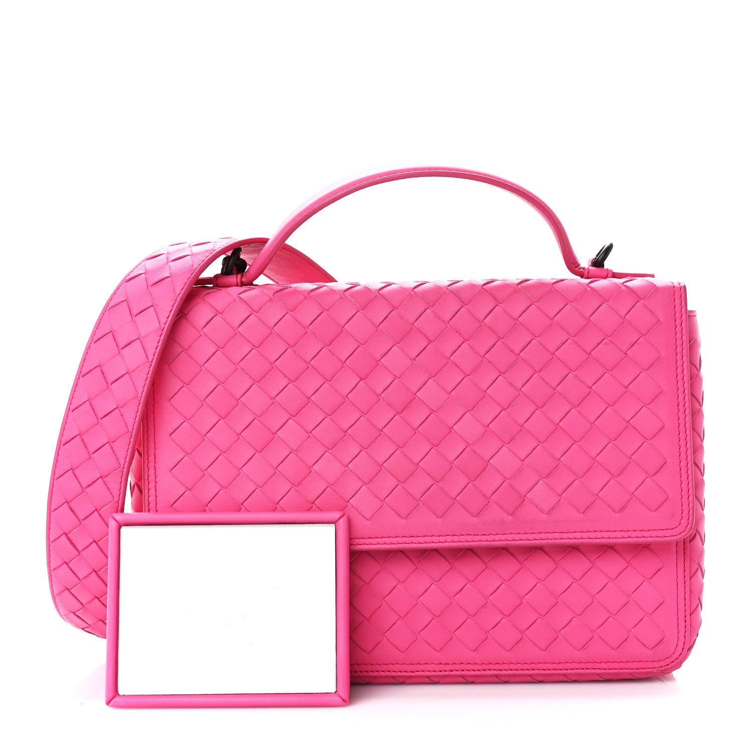 Bottega Veneta Nappa Intrecciato Alumna Bag Rosa Shock 1 of 18