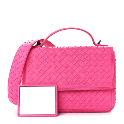 Bottega Veneta Nappa Intrecciato Alumna Bag Rosa Shock 1 of 18