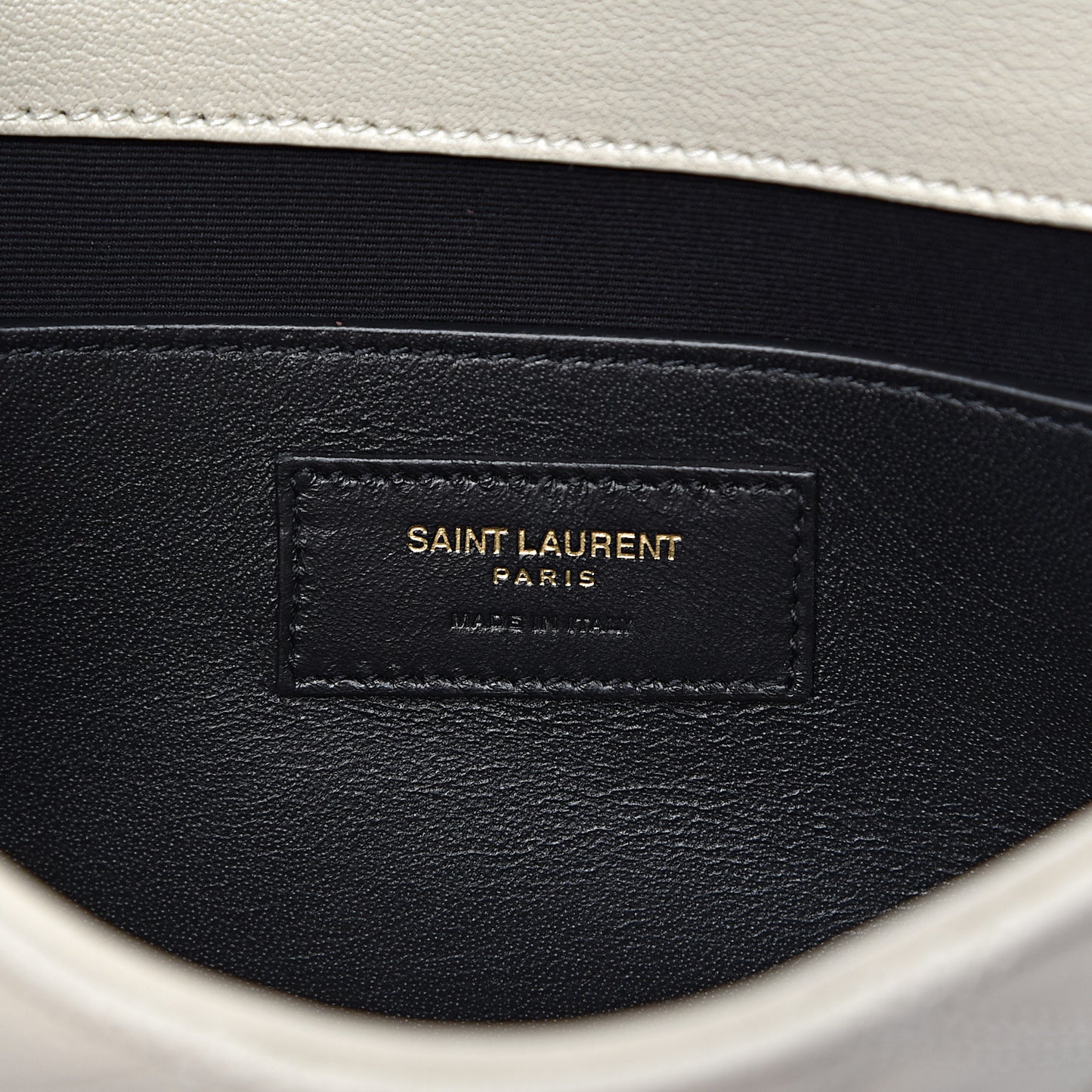 Lambskin Quilted Small Becky Chain Bag Blanc Vintage