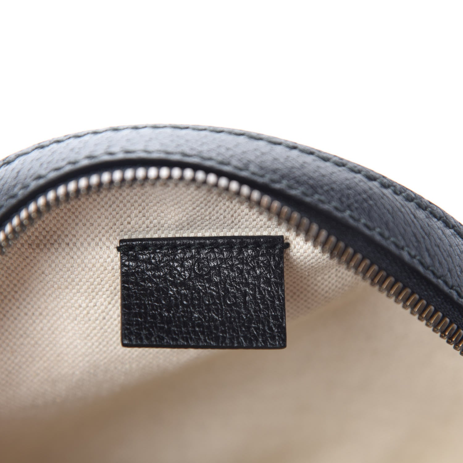 Gucci Velvet GG Monogram Calfskin Round Shoulder Bag Blue Beige 10 of 12