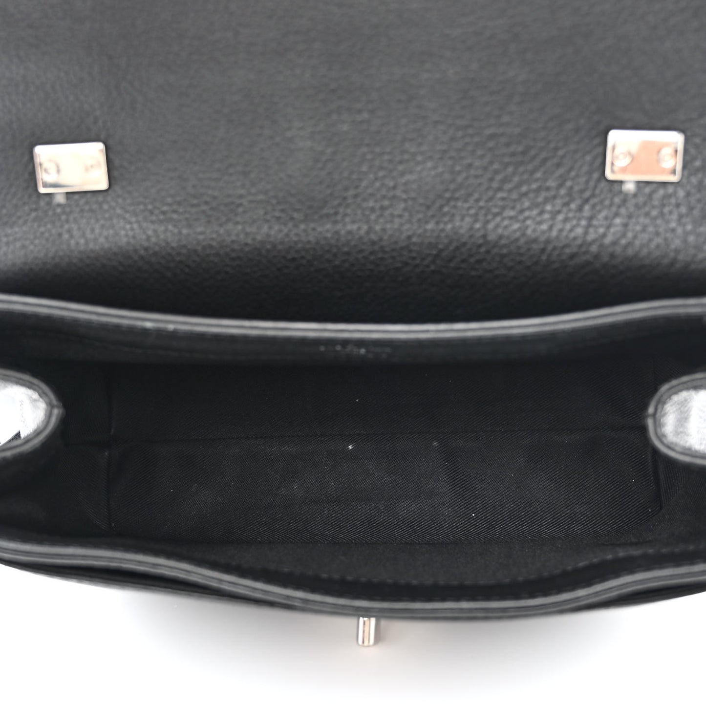 Calfskin Lockme II Chain Bag BB Black