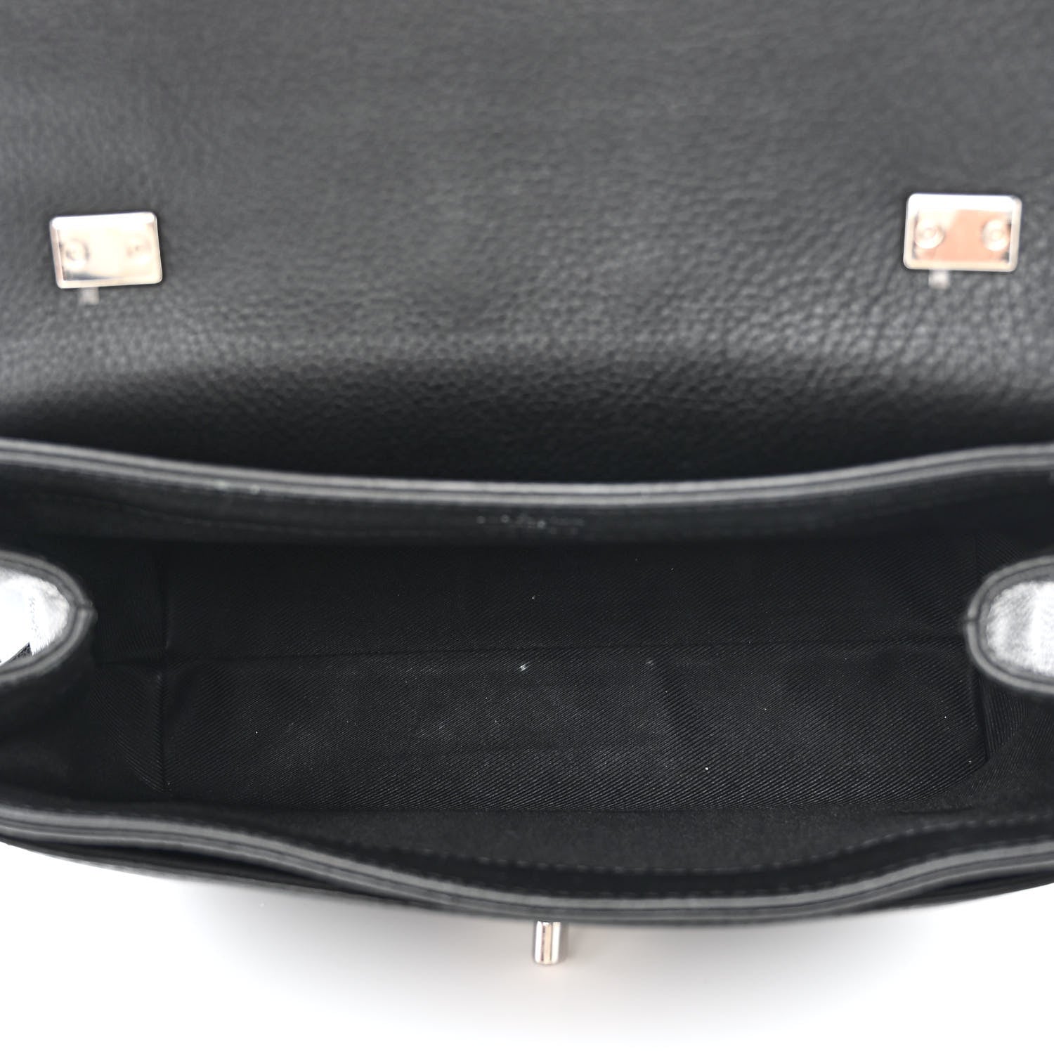 Louis Vuitton Calfskin Lockme II Chain Bag BB Black 5 of 15