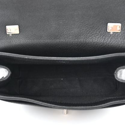 Louis Vuitton Calfskin Lockme II Chain Bag BB Black 5 of 15