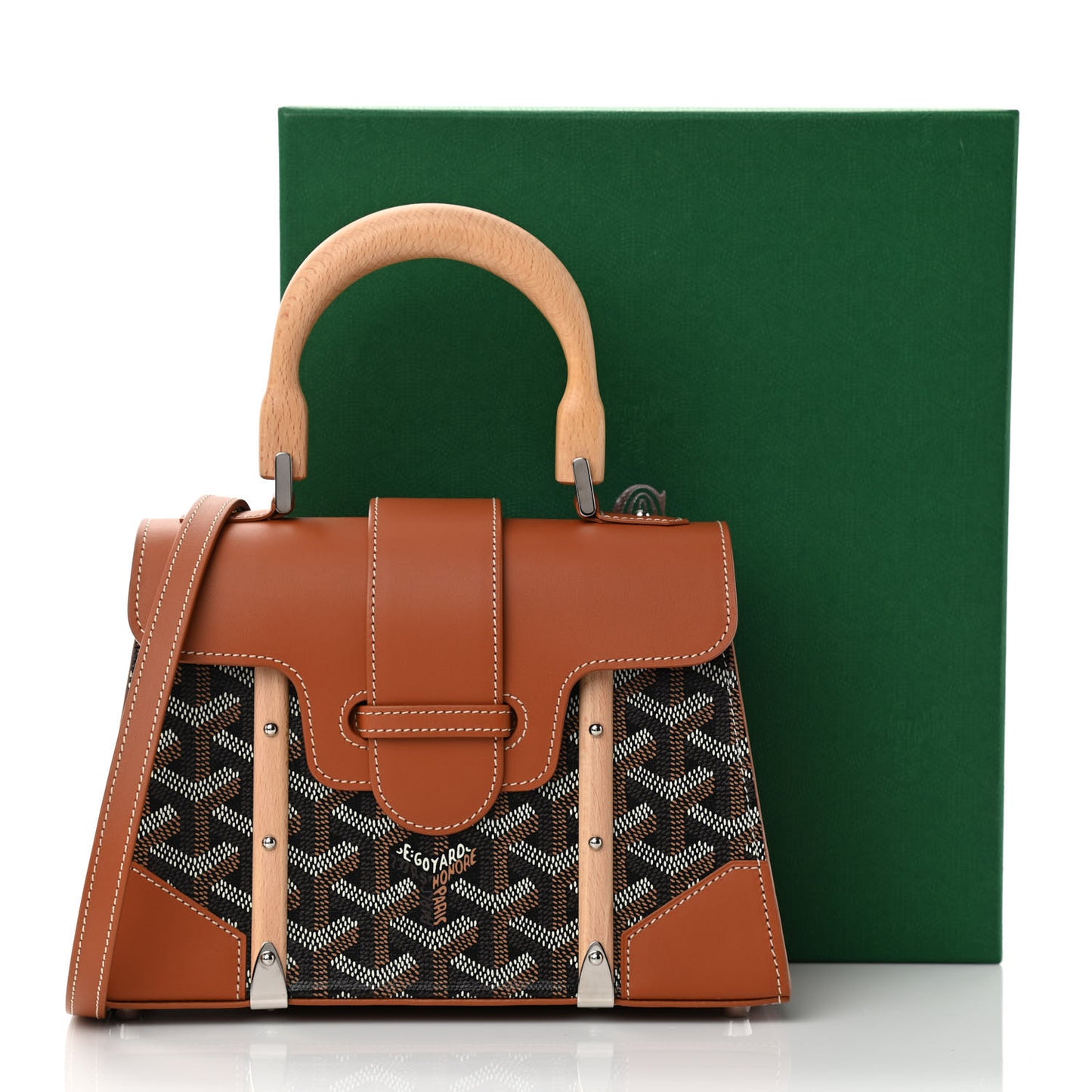 Goyardine Structure Mini Saigon Black Gold