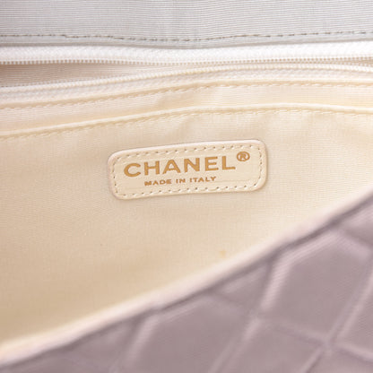 Chanel Grosgrain Satin Tri-Color 2.55 Reissue Flap Grey Pink Gold 6 of 19