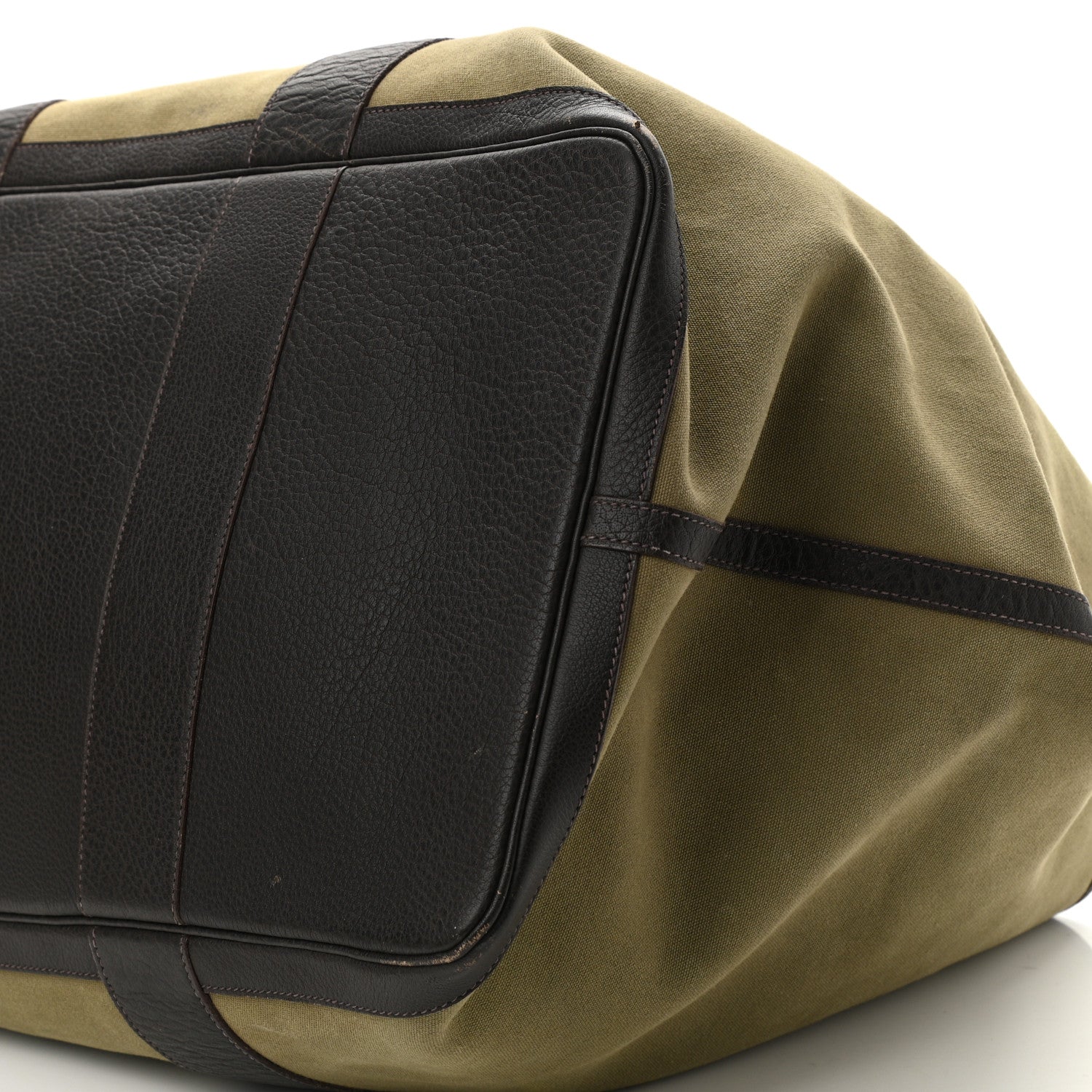 Hermes Toile Buffle Skipper Garden Party 49 GM Olive 9 of 11