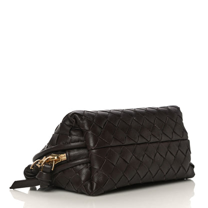 Bottega Veneta Nappa Intrecciato Cosmetic Case Brown 9 of 10