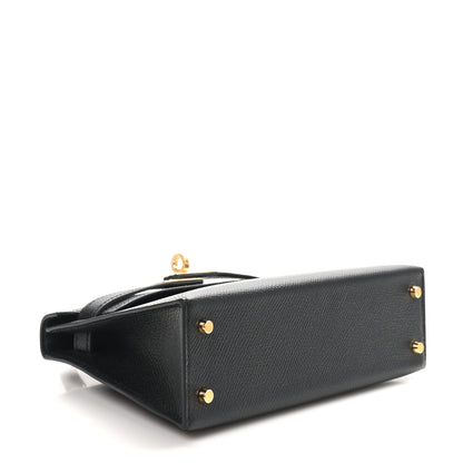Hermes Epsom Mini Kelly Sellier 20 Black 4 of 11
