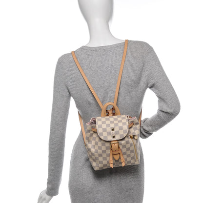 Louis Vuitton Damier Azur Sperone BB Backpack 2 of 6