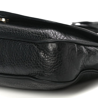 Gucci Pebbled Calfskin Medium Soho Flap Crossbody Black 10 of 20
