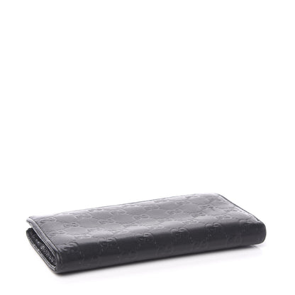 Gucci Guccissima Donna Long Wallet Black 3 of 5