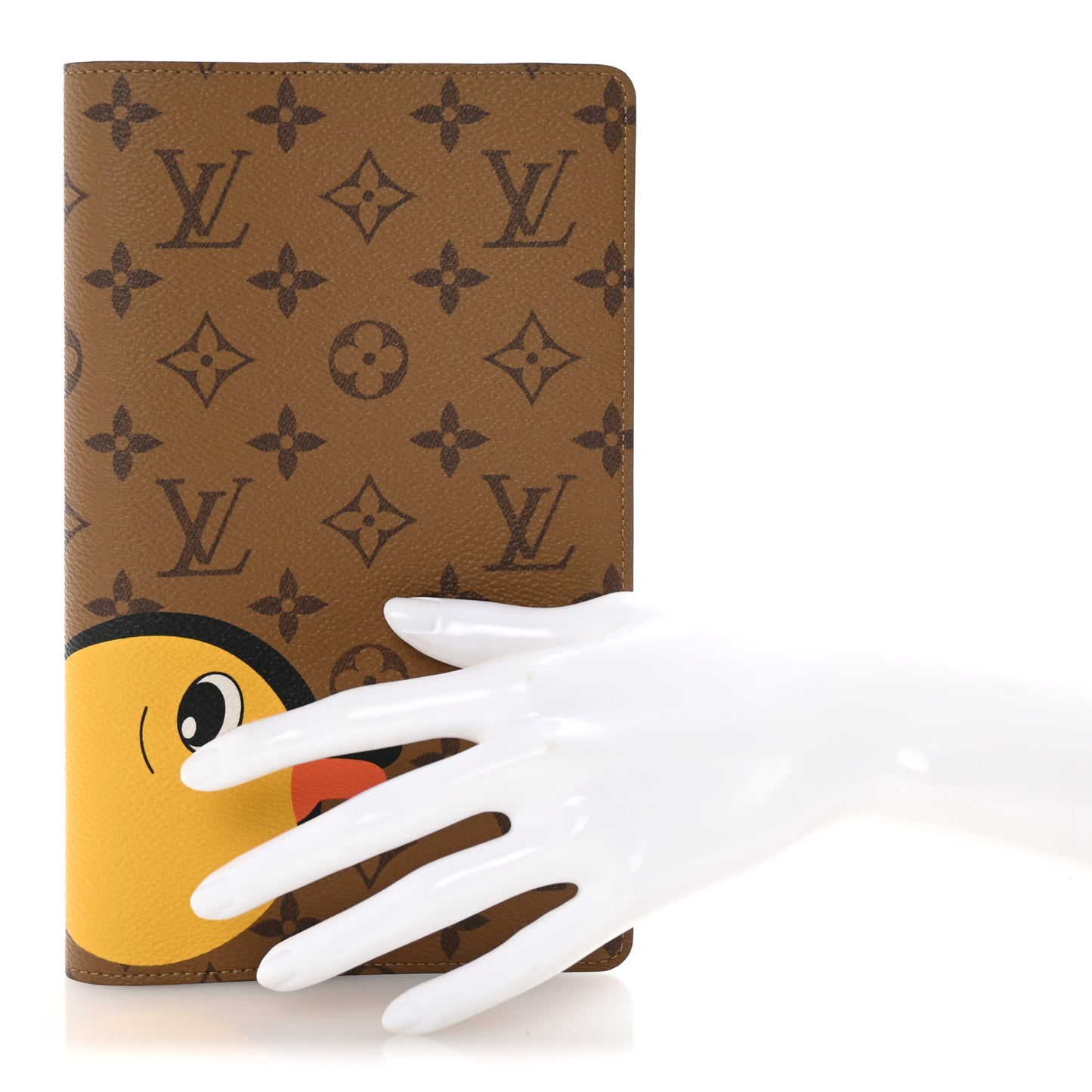 Reverse Monogram Duck Head Emily Notebook Cover MM Yellow