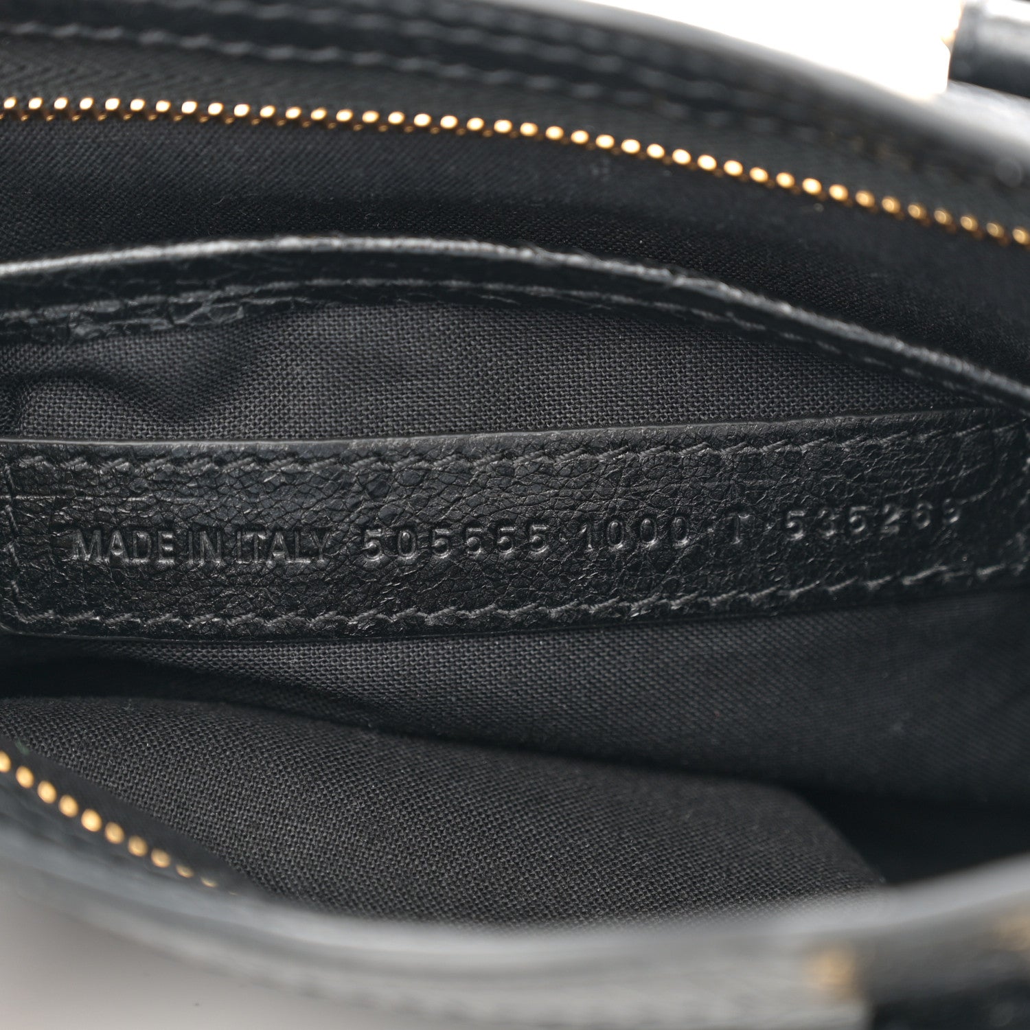 Balenciaga Agneau Classic Gold Hardware Nano City Black 8 of 12