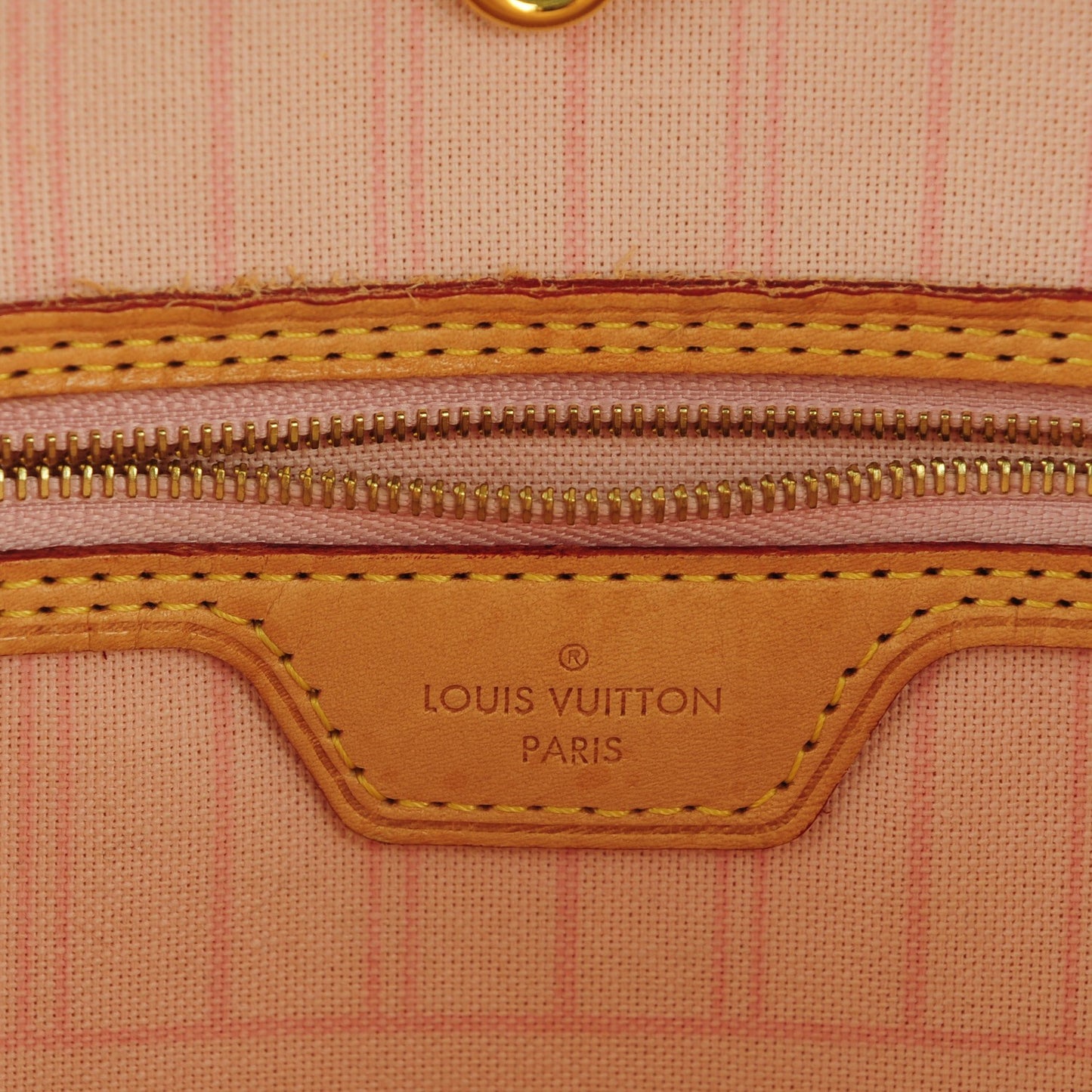 Damier Azur Neo Neverfull MM Rose Ballerine