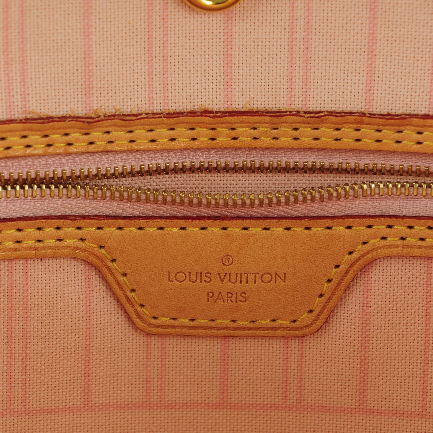 Louis Vuitton Damier Azur Neo Neverfull MM Rose Ballerine 7 of 9