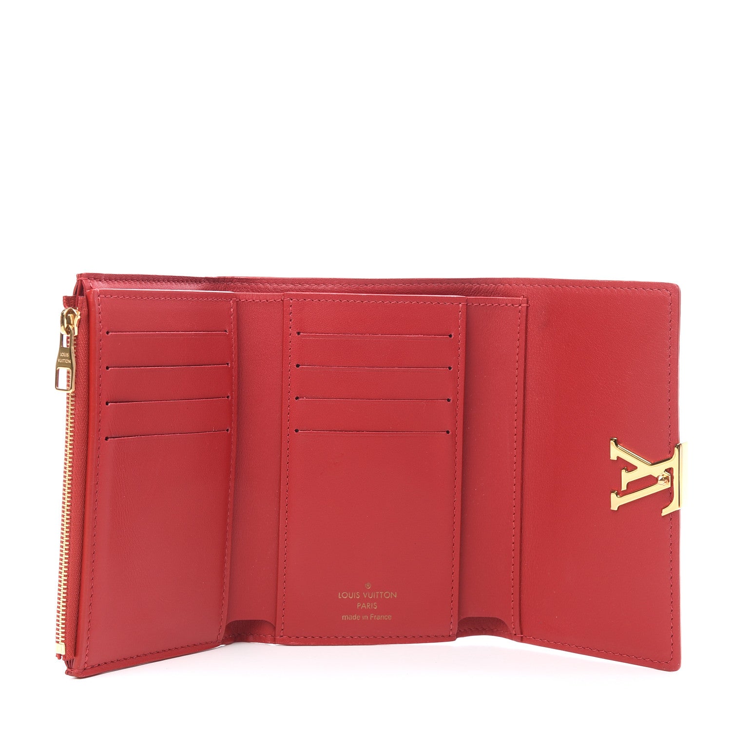 Louis Vuitton Taurillon Capucines Compact Wallet Rubis 5 of 6