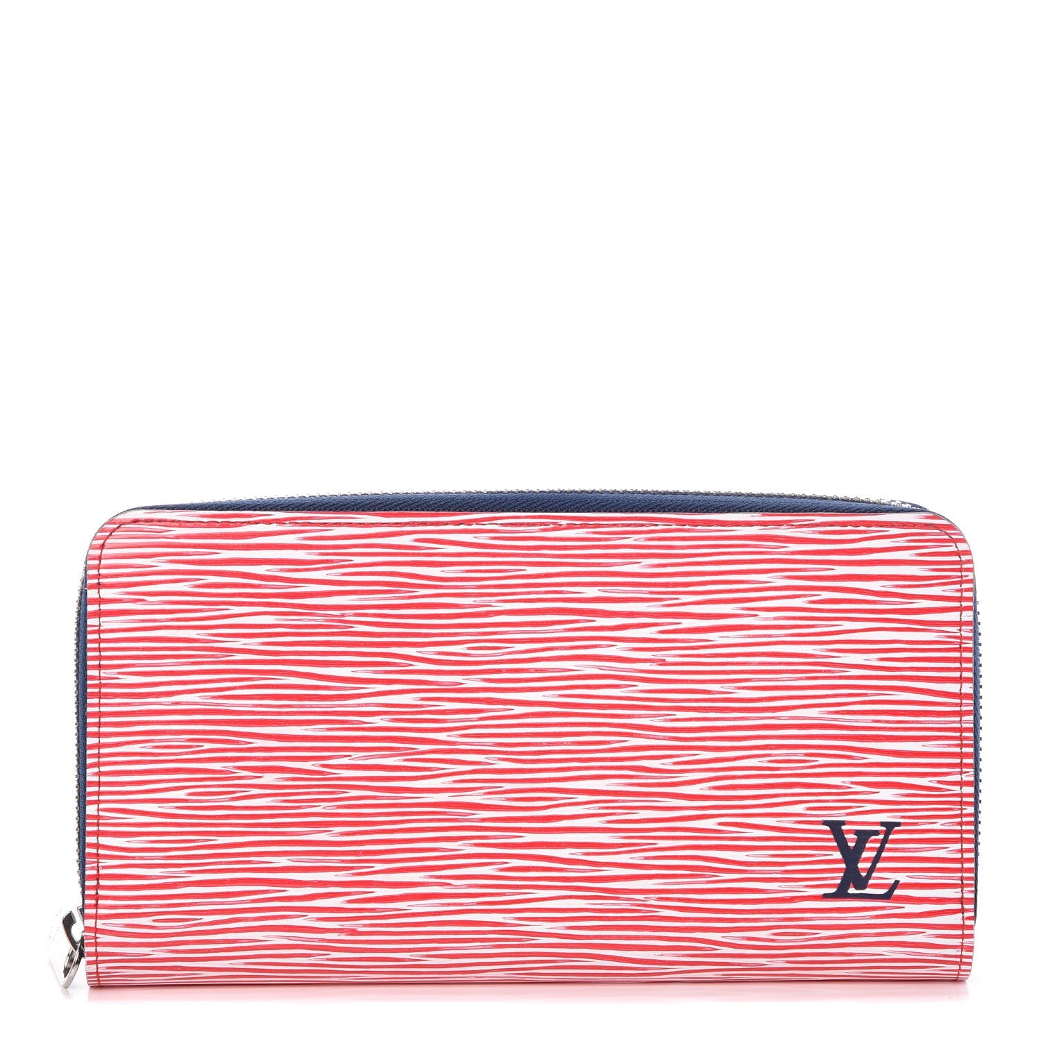 Louis Vuitton Epi Zippy Wallet Denim Red 1 of 7